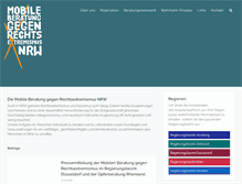 Tablet Screenshot of mobile-beratung-nrw.de